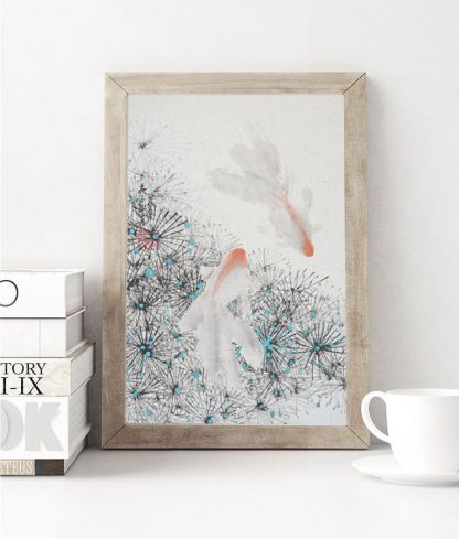 goldfish Fisch sumie painting chinesische japanische Tusche Malerei janpanises chinese ink painting