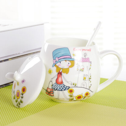 tasse Deckel Becher Tee tea cup knochen porzellan