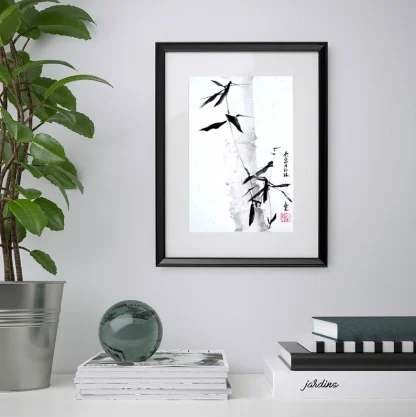 bambsus zeichnen bamboo painting tusche malerei sumi-e painting tusche Zeichnen tinte zeichnung wand dekoration wandkunst Büro dekoration wohn decoration blumen zeichnen landscape painting landschaft malerei tier zeichnen