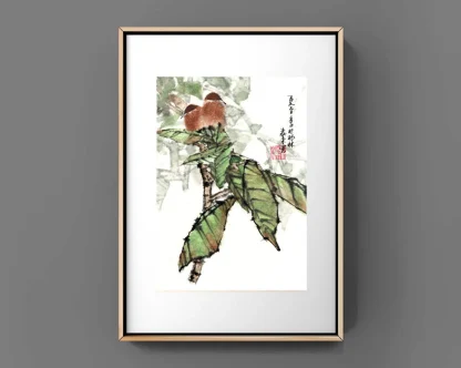 Vogel zeichneng bird painting tusche malerei sumi-e painting tusche Zeichnen tinte zeichnung wand dekoration wandkunst Büro dekoration wohn decoration blumen zeichnen landscape painting landschaft malerei tier zeichnen