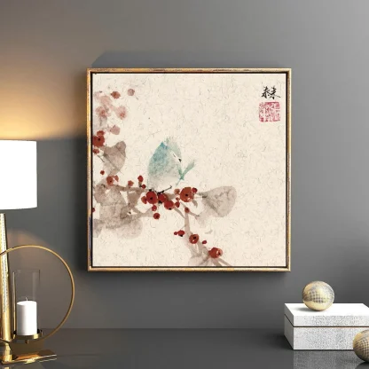 Vogel zeichneng bird painting tusche malerei sumi-e painting tusche Zeichnen tinte zeichnung wand dekoration wandkunst Büro dekoration wohn decoration blumen zeichnen landscape painting landschaft malerei tier zeichnen