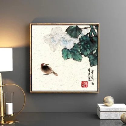 Vogel zeichneng bird painting tusche malerei sumi-e painting tusche Zeichnen tinte zeichnung wand dekoration wandkunst Büro dekoration wohn decoration blumen zeichnen landscape painting landschaft malerei tier zeichnen