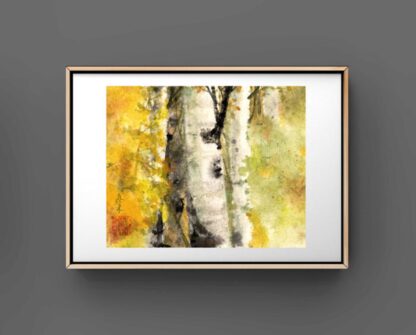 birch landscape painting Birken tusche malerei sumi-e painting tusche Zeichnen tinte zeichnung wand dekoration wandkunst Büro dekoration wohn decoration blumen zeichnen landscape painting landschaft malerei tier zeichnen