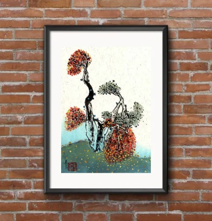 landscape painting tusche malerei sumi-e painting tusche Zeichnen tinte zeichnung wand dekoration wandkunst Büro dekoration wohn decoration blumen zeichnen landscape painting landschaft malerei tier zeichnen