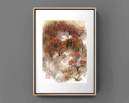 landscape painting tusche malerei sumi-e painting tusche Zeichnen tinte zeichnung wand dekoration wandkunst Büro dekoration wohn decoration blumen zeichnen landscape painting landschaft malerei tier zeichnen