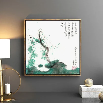 willow weide landscape painting tusche malerei sumi-e painting tusche Zeichnen tinte zeichnung wand dekoration wandkunst Büro dekoration wohn decoration blumen zeichnen landscape painting landschaft malerei tier zeichnen