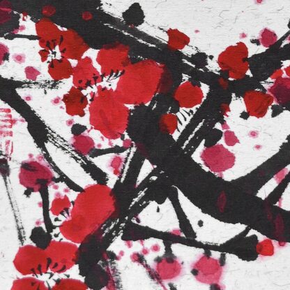 Pflaume Blumen zeichneng plum flower painting tusche malerei sumi-e painting tusche Zeichnen tinte zeichnung wand dekoration wandkunst Büro dekoration wohn decoration blumen zeichnen landscape painting landschaft malerei tier zeichnen