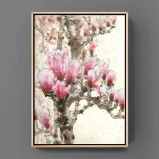 Magnolie flower zeichnen tusche malerei sumi-e painting tusche Zeichnen tinte zeichnung wand dekoration wandkunst Büro dekoration wohn decoration blumen zeichnen landscape painting landschaft malerei tier zeichnen