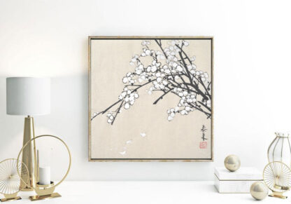 Blumen zeichnung plum chinesische Tusche Malerei pflaumejapanische Sumie painting Heim Haus Büro Deko Wand Kunst